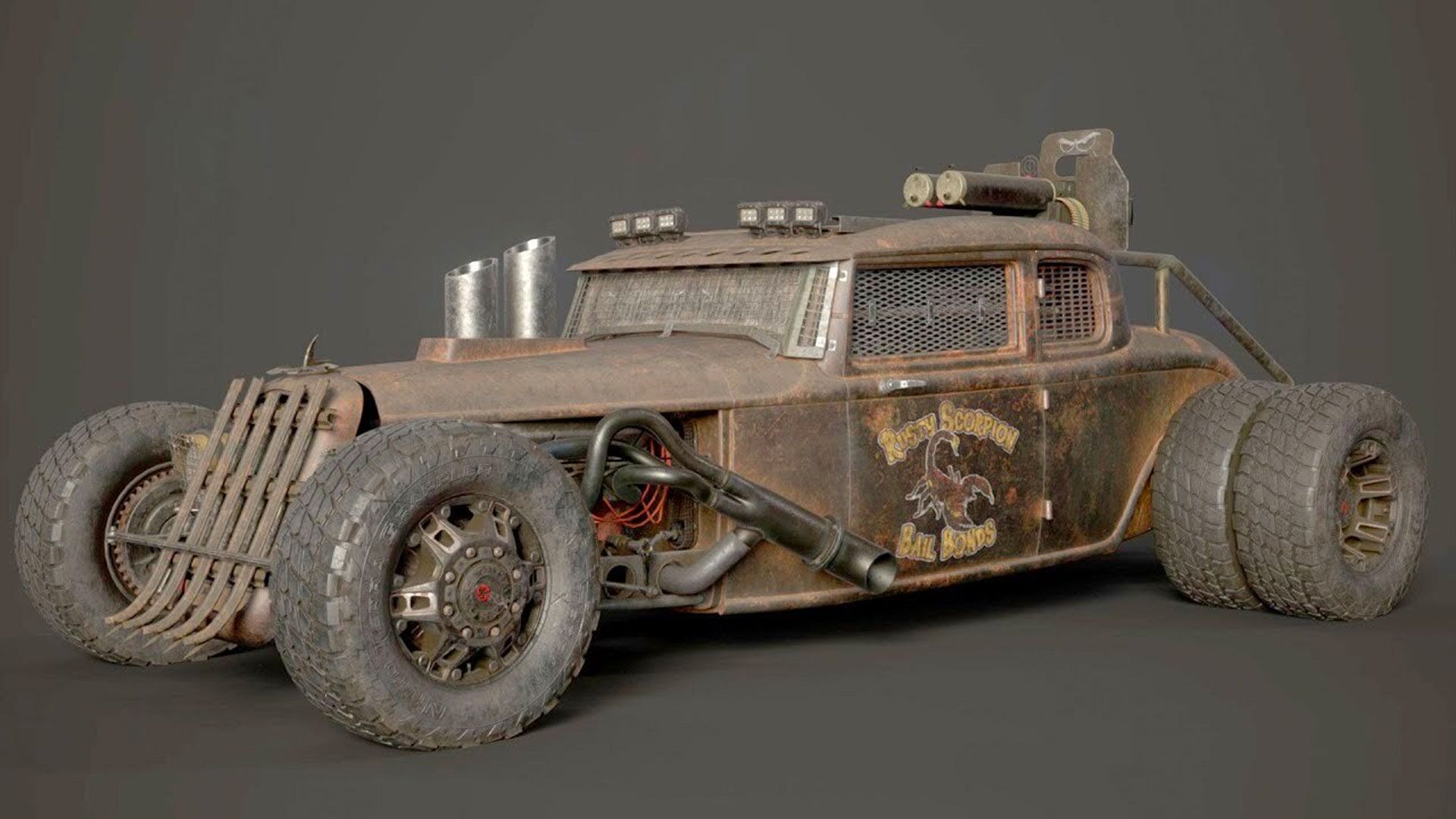Vehicle Texturing in Substance Painter: From Clean to Mean